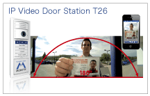 全天候型入退室管理　Video IP Door Station T26